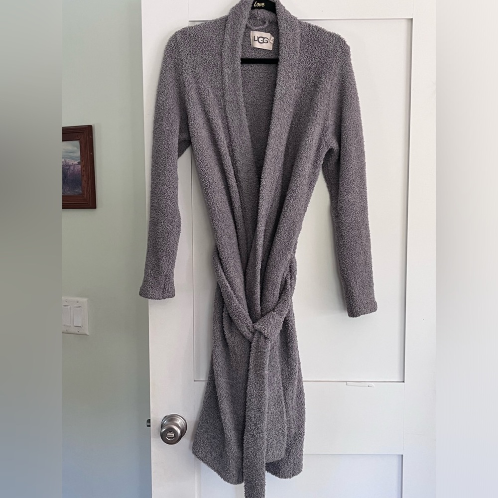 Ugg slate grey 3/4 length robe